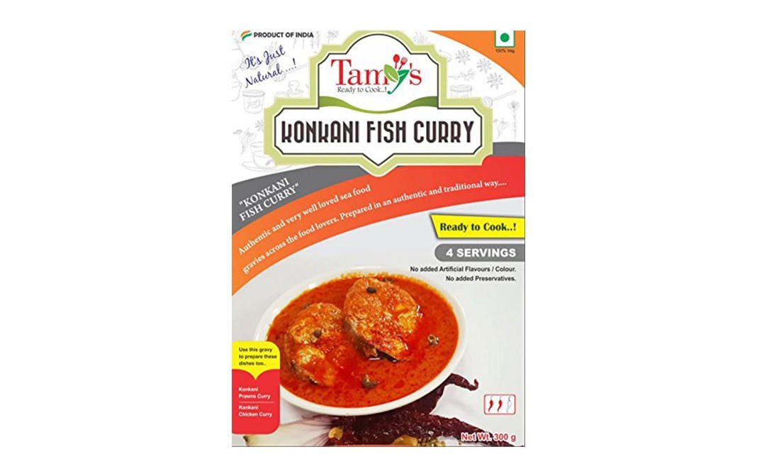 Tamy's Konkani Fish Curry    Pack  300 grams